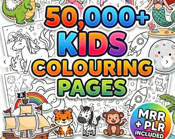 50,000+ Kids Colouring Bundle