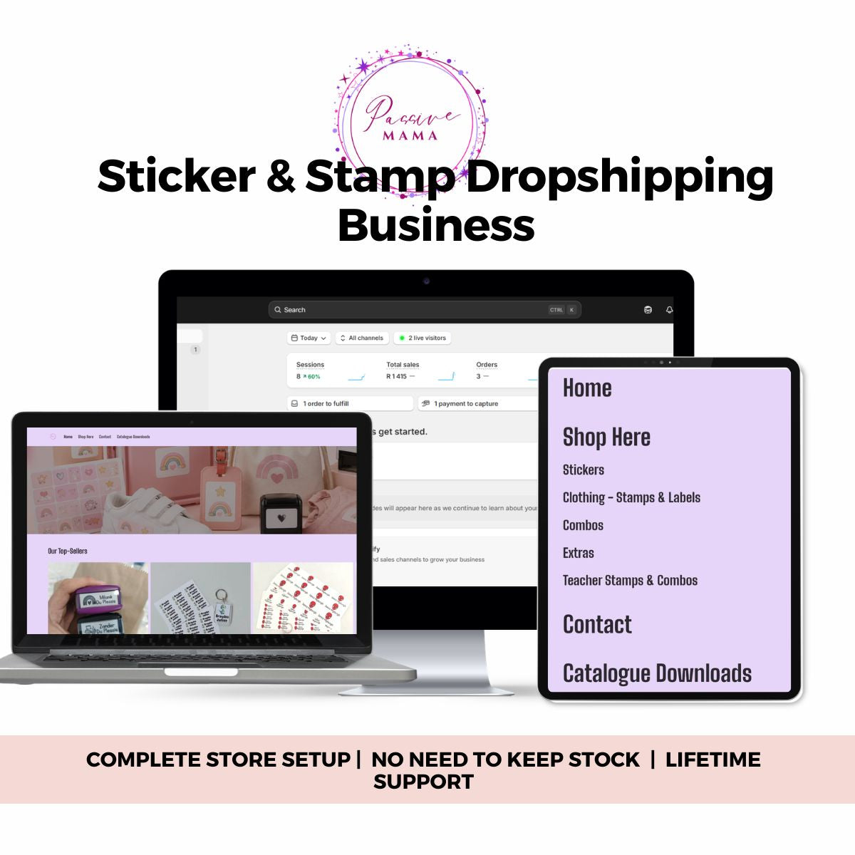Sticker & Stamp Dropshipping Business