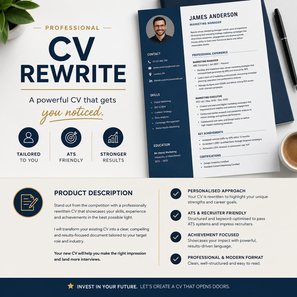 Professional CV Rewrite Service