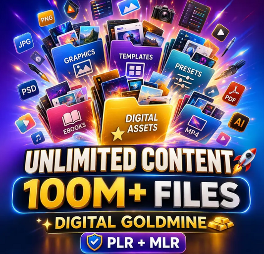 100 Million+ Ultimate PLR MRR Bundle